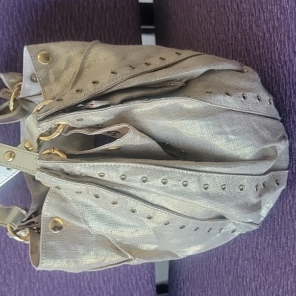 Mania Gold Studded Women's Bag - Picture 4 of 16